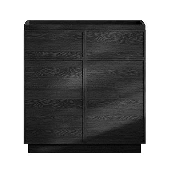 Swiss Madison St. Tropez 36 Freestanding Bathroom Vanity Cabinet without Top in Black Oak