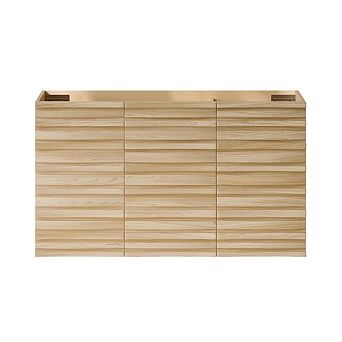 Swiss Madison Cascade 36 Wall-Mounted Bathroom Vanity Cabinet without Top in Natural Oak