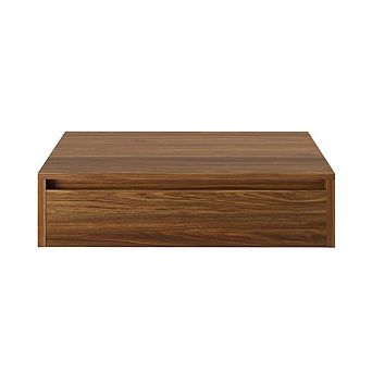 Swiss Madison Avancer 36 Wall-Mounted Bathroom Vanity Cabinet without Top in Brown Oak