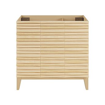 Swiss Madison Cascade 36 Bathroom Vanity in Natural Oak - Cabinet