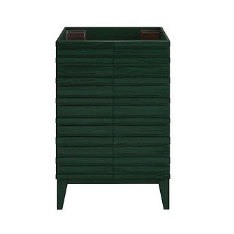 Swiss Madison Cascade 24 Freestanding Bathroom Vanity Cabinet without Top in Green Oak