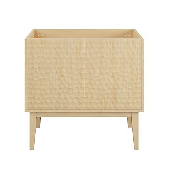 Swiss Madison Bosse 36 Freestanding Bathroom Vanity Cabinet without Top in Natural Oak