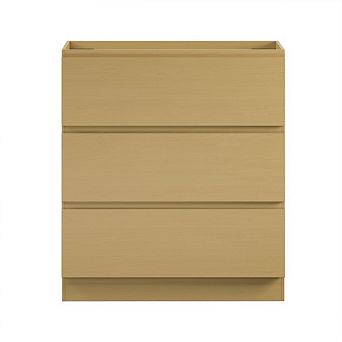 Swiss Madison Liberte 30 Freestanding Bathroom Vanity Cabinet without Top in Natural Oak