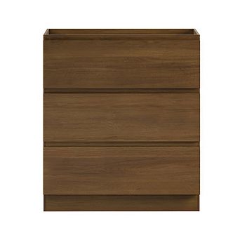 Swiss Madison Liberte 30 Freestanding Bathroom Vanity Cabinet without Top in Brown Oak