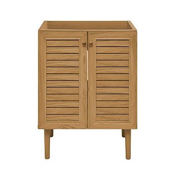 Swiss Madison Bron 24 Freestanding Bathroom Vanity Cabinet without Top in Golden Oak