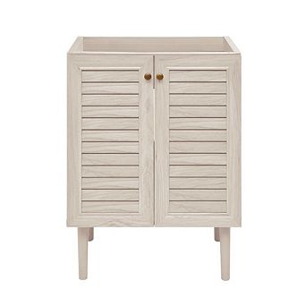 Swiss Madison Bron 24 Freestanding Bathroom Vanity Cabinet without Top in White Oak
