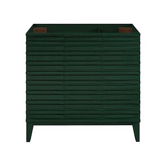 Swiss Madison Cascade 36 Freestanding Bathroom Vanity Cabinet without Top in Green Oak