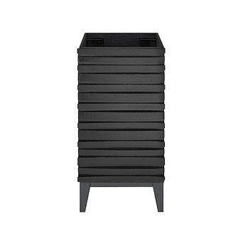 Swiss Madison Cascade 18 Bathroom Vanity in Black - Cabinet