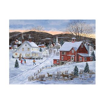 Trademark Fine Art 24-Inch x 18-Inch Bob Fair Christmas Presence Canvas Wall Art