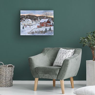 Trademark Fine Art 24-Inch x 18-Inch Bob Fair Christmas Presence Canvas Wall Art