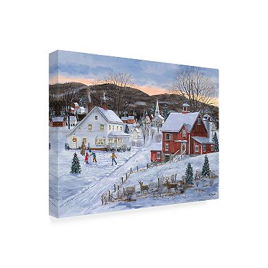 Trademark Fine Art 24-Inch x 18-Inch Bob Fair Christmas Presence Canvas Wall Art