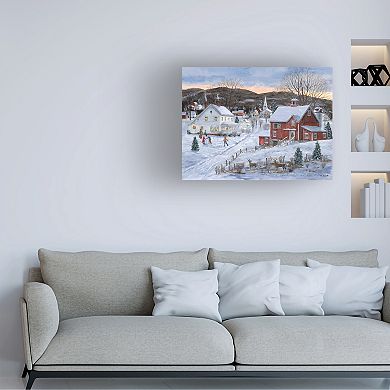Trademark Fine Art 24-Inch x 18-Inch Bob Fair Christmas Presence Canvas Wall Art
