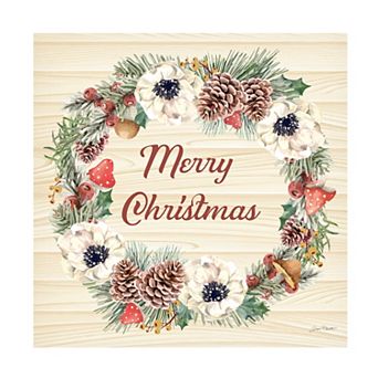 Trademark Fine Art Earthy Christmas Canvas Wall Art