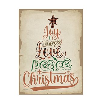 Trademark Fine Art Earthy Christmas Canvas Wall Art