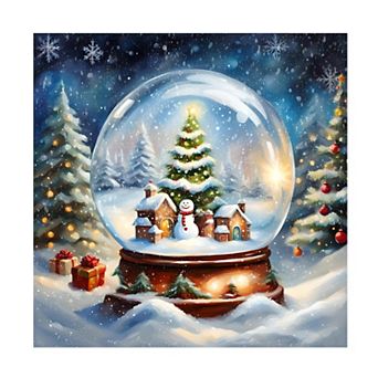 Trademark Fine Art Christmas Morning Canvas Wall Art