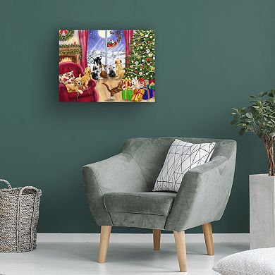 Trademark Fine Art Jean Francois Thank You Santa Canvas Wall Art