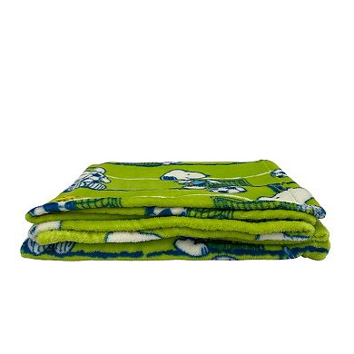 Peanuts Soccer Field Throw Blanket
