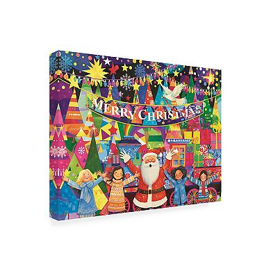 Trademark Fine Art Christmas Joy Canvas Wall Art