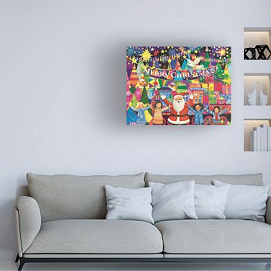 Trademark Fine Art Christmas Joy Canvas Wall Art