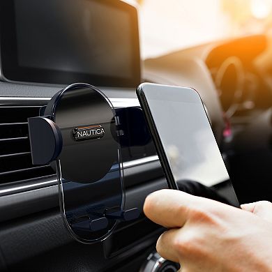 Nautica PH200 Universal Car Phone Holder 3-in-1 Mount with 360° Rotation, Secure Steady Grip