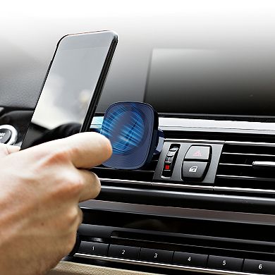 Nautica PH120 Magnetic Phone Holder 3-in-1 Car Mount for Dashboard, Windshield & Vent, Strong Grip
