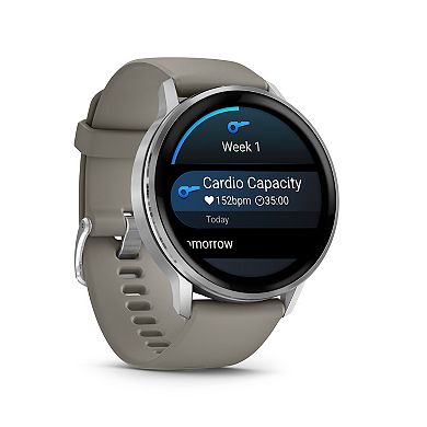 Garmin Venu 4 Smartwatch with Stainless Steel Display