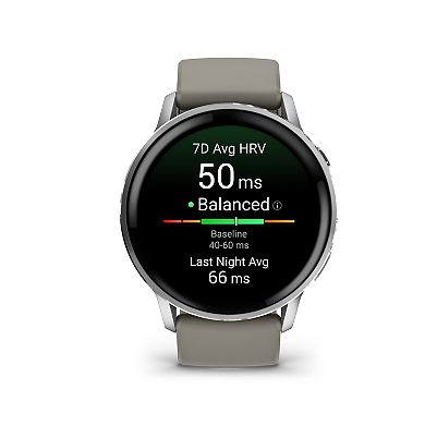 Garmin Venu 4 Smartwatch with Stainless Steel Display