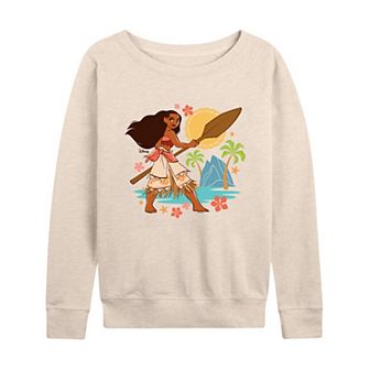 Women's Disney's Moana Beach French Terry Long Sleeve Tee