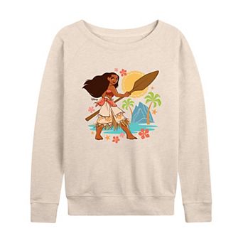 Women's Disney's Moana Beach French Terry Long Sleeve Tee