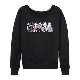 Women's Disney Villains French Terry Long Sleeve Tee
