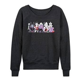 Women's Disney Villains French Terry Long Sleeve Tee