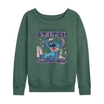 Women's Disney's Lilo & Stitch Too Busy Doing Nothing French Terry Long Sleeve Tee