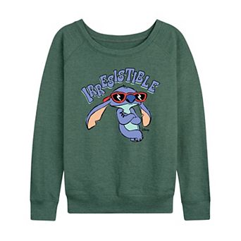 Women's Disney's Lilo & Stitch Irresistible French Terry Long Sleeve Tee