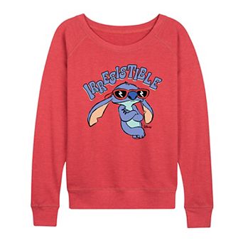 Women's Disney's Lilo & Stitch Irresistible French Terry Long Sleeve Tee