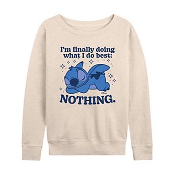 Women's Disney's Lilo & Stitch French Terry Long Sleeve Tee