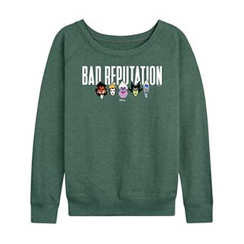 Women's Disney Villains Bad Reputation French Terry Long Sleeve Tee
