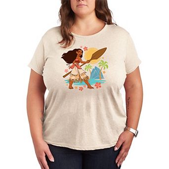 Plus Size Disney's Moana Beach Graphic Tee