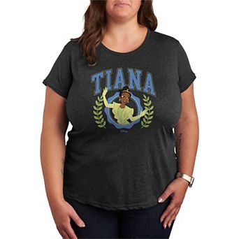 Plus Size Disney Princess Tiana Collegiate Graphic Tee