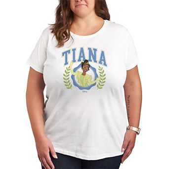Plus Size Disney Princess Tiana Collegiate Graphic Tee