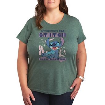 Plus Size Disney's Lilo & Stitch Too Busy Doing Nothing Graphic Tee