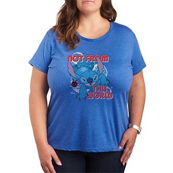 Plus Size Disney's Lilo & Stitch Not From This World Graphic Tee