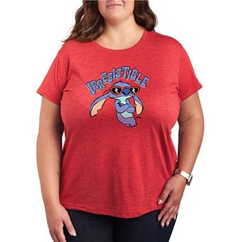 Plus Size Disney's Lilo & Stitch Irresistible Graphic Tee