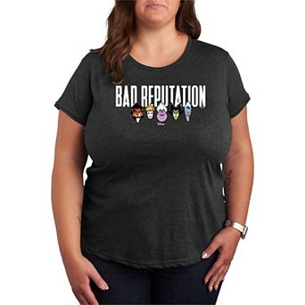 Plus Size Disney Villains Bad Reputation Graphic Tee
