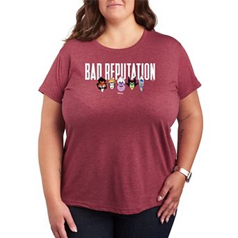 Plus Size Disney Villains Bad Reputation Graphic Tee