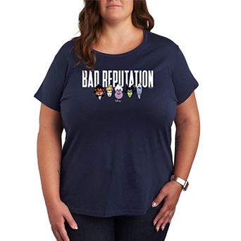 Plus Size Disney Villains Bad Reputation Graphic Tee