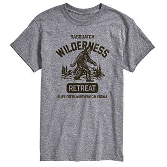 Big & Tall Sasquatch Wilderness Retreat Graphic Tee