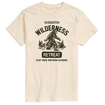 Big & Tall Sasquatch Wilderness Retreat Graphic Tee
