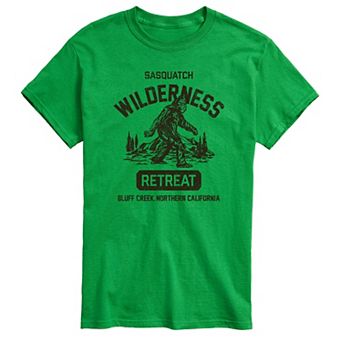 Big & Tall Sasquatch Wilderness Retreat Graphic Tee