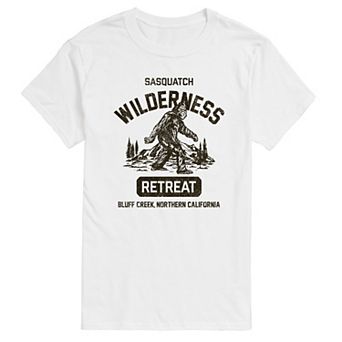 Big & Tall Sasquatch Wilderness Retreat Graphic Tee