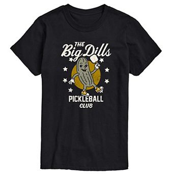 Big & Tall The Big Dills Pickleball Club Graphic Tee